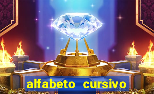 alfabeto cursivo para treinar caligrafia